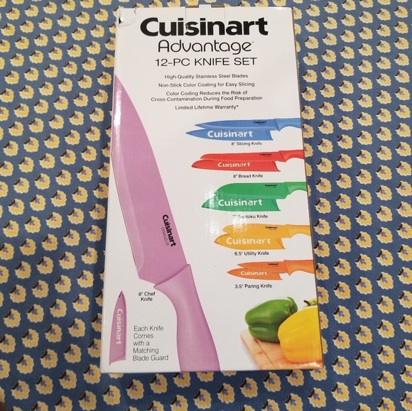Cuisinart Other - Cuisinart Advantage 12-Piece Color-Coded Professional Stainless Steel Kn…